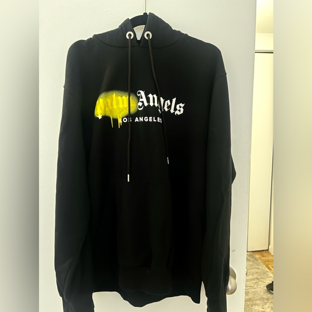 Palm Angels Black Hoodie - Los Angeles